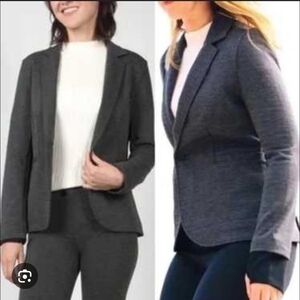 S2 Beta Brand Grey Stretch Comfort Blazer M